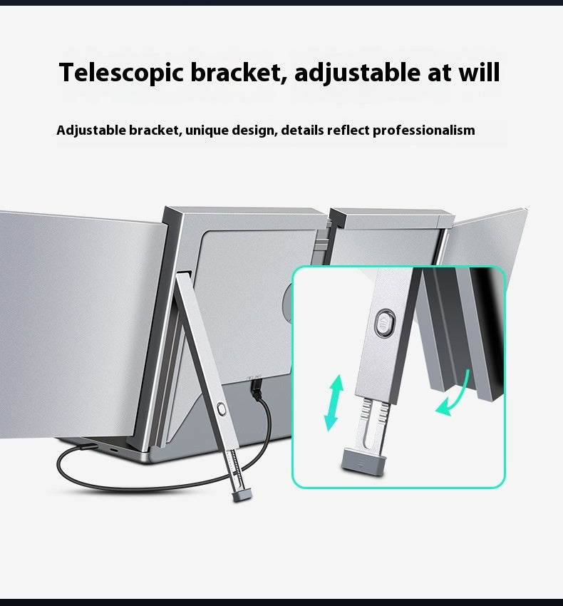 Shadow Bolt S-Series Full HD Portable Display – 1920×1080, IPS, USB-C & Mini HDMI, 15W Power