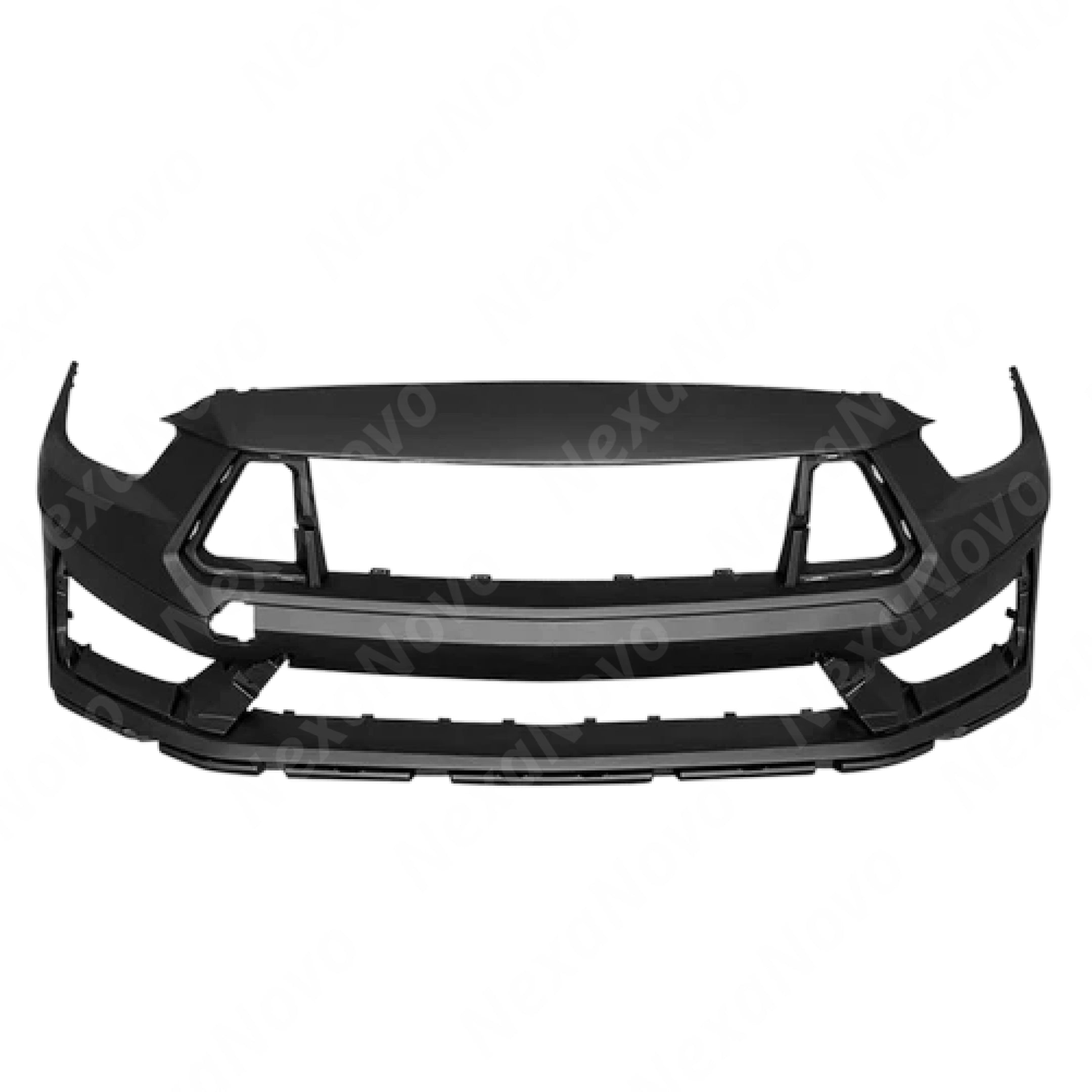 Dark Horse Style Front Bumper Cover Fascia Upper Lower Grilles Lip Body Kits For Ford Mustang (2015-2017) NexaNovo