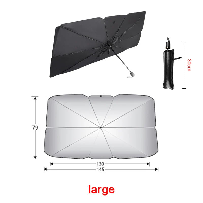 Car Sunshade Umbrella Windshield Folding Front Cool Master