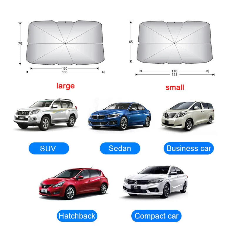 Car Sunshade Umbrella Windshield Folding Front Cool Master