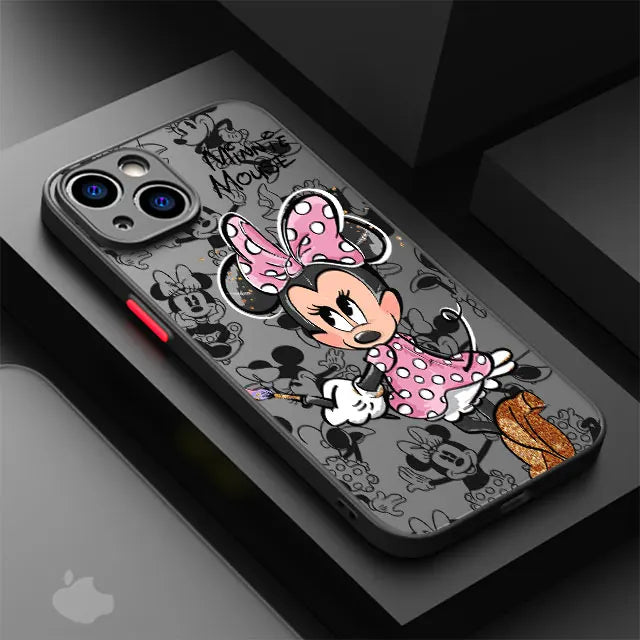 BMW Luxury Shockproof iPhone Case – Matte Transparent Back, TPU + PC, Anti-Scratch & Dustproof, Compatible with iPhone 7–16 Series