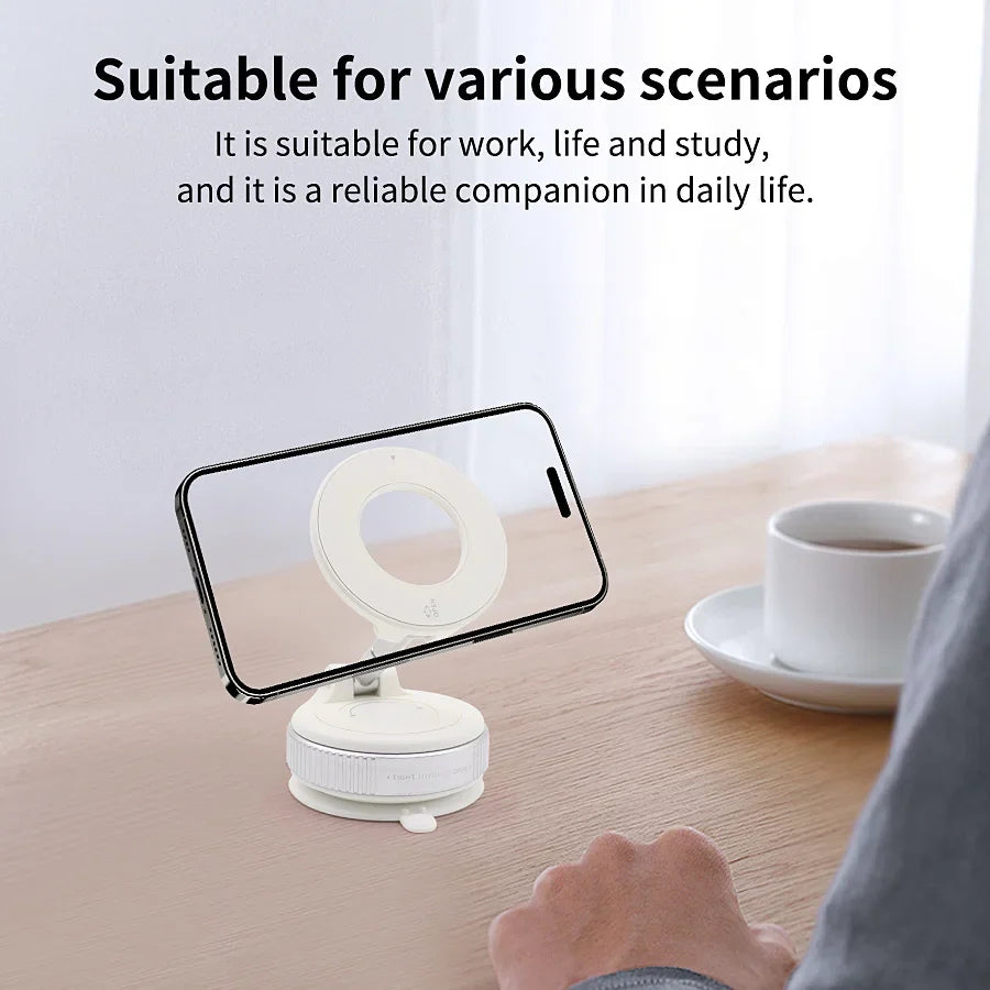 Universal 360° Rotation Magnetic Phone Mount – Car Dashboard & Lazy Kitchen Stand