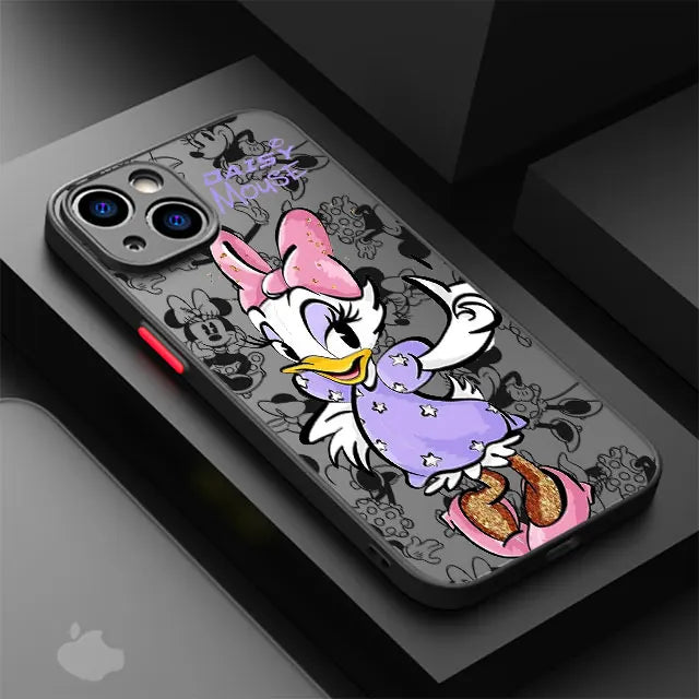 BMW Luxury Shockproof iPhone Case – Matte Transparent Back, TPU + PC, Anti-Scratch & Dustproof, Compatible with iPhone 7–16 Series