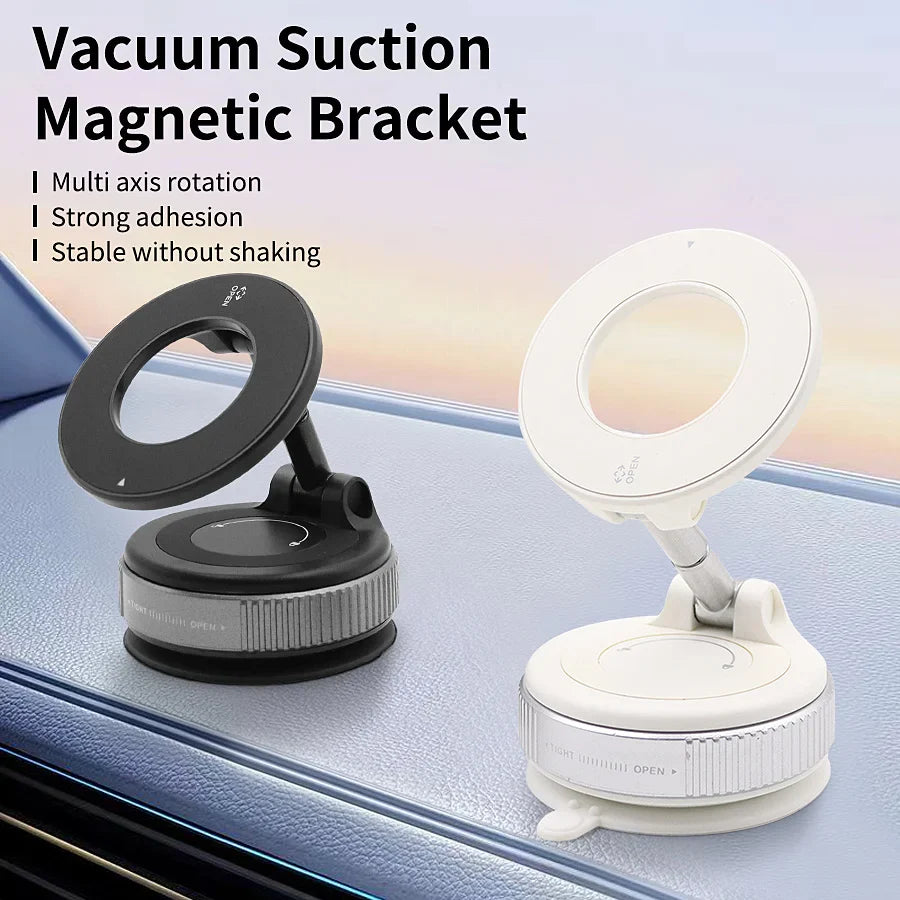Universal 360° Rotation Magnetic Phone Mount – Car Dashboard & Lazy Kitchen Stand