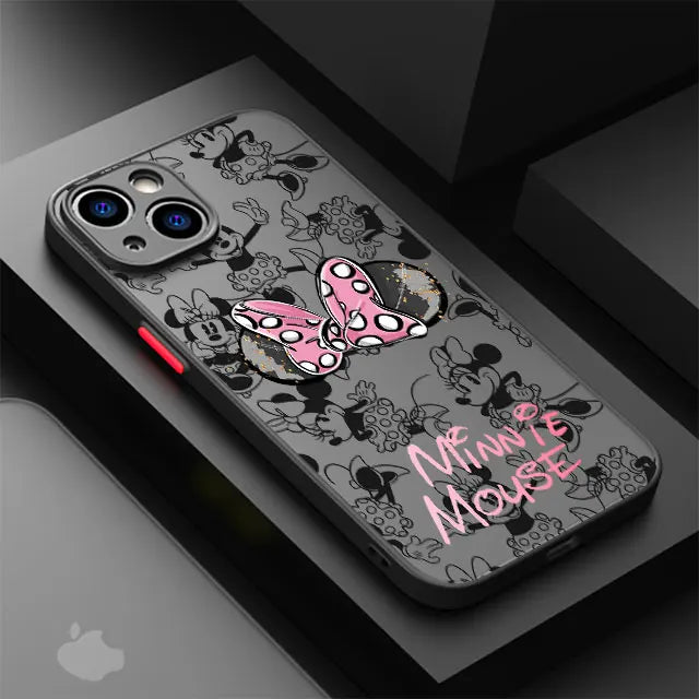 BMW Luxury Shockproof iPhone Case – Matte Transparent Back, TPU + PC, Anti-Scratch & Dustproof, Compatible with iPhone 7–16 Series