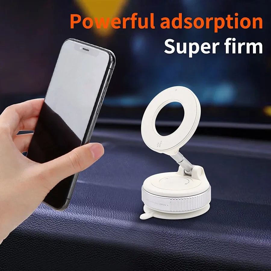 Universal 360° Rotation Magnetic Phone Mount – Car Dashboard & Lazy Kitchen Stand